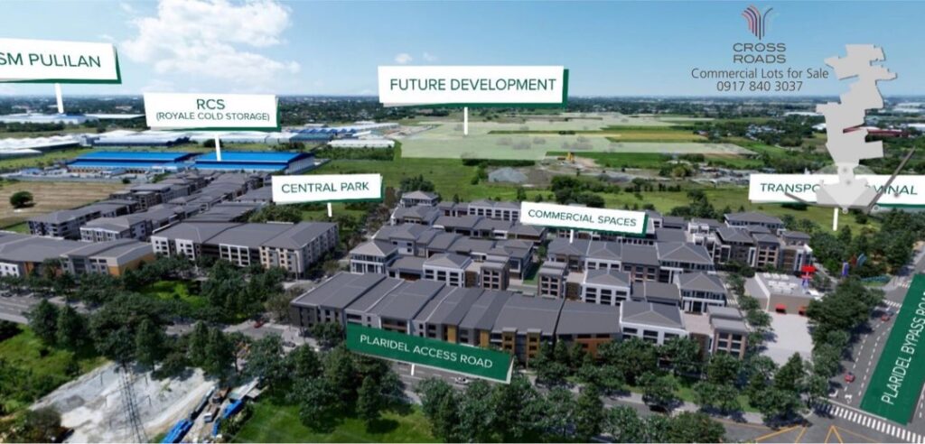 Ayala Croassroads Bulacan Commercial lots for sale 