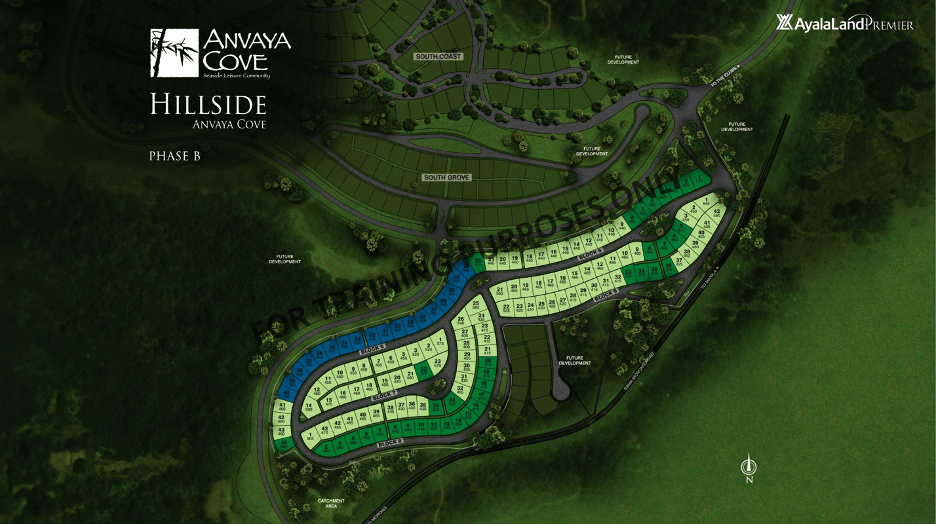 Hillside at Anvaya Cove - Premium Residential Lots in Bataan
Phase B - site development plan 
