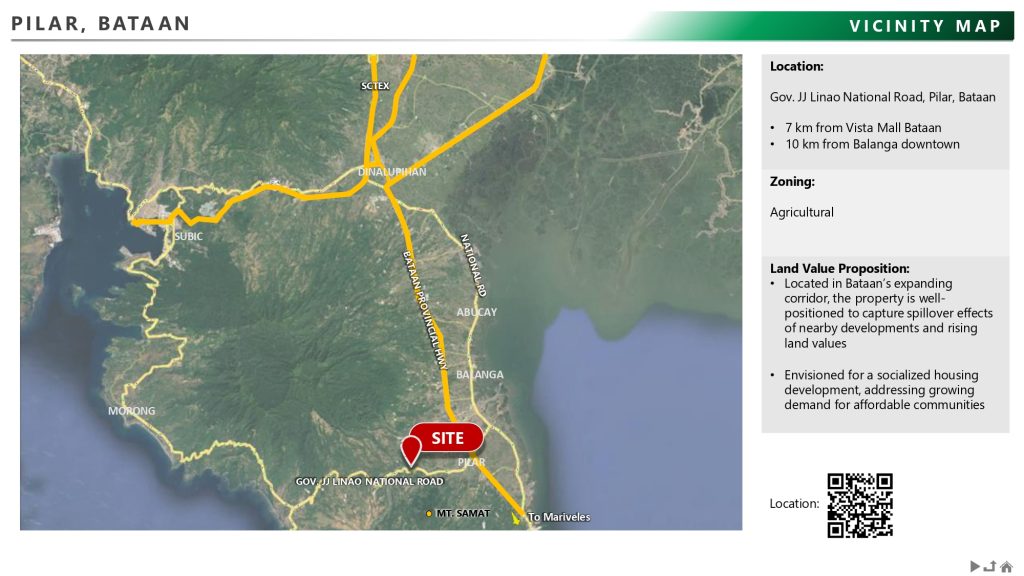 Residential Lot for Sale in Bataan – Pilar Property for Housing Development